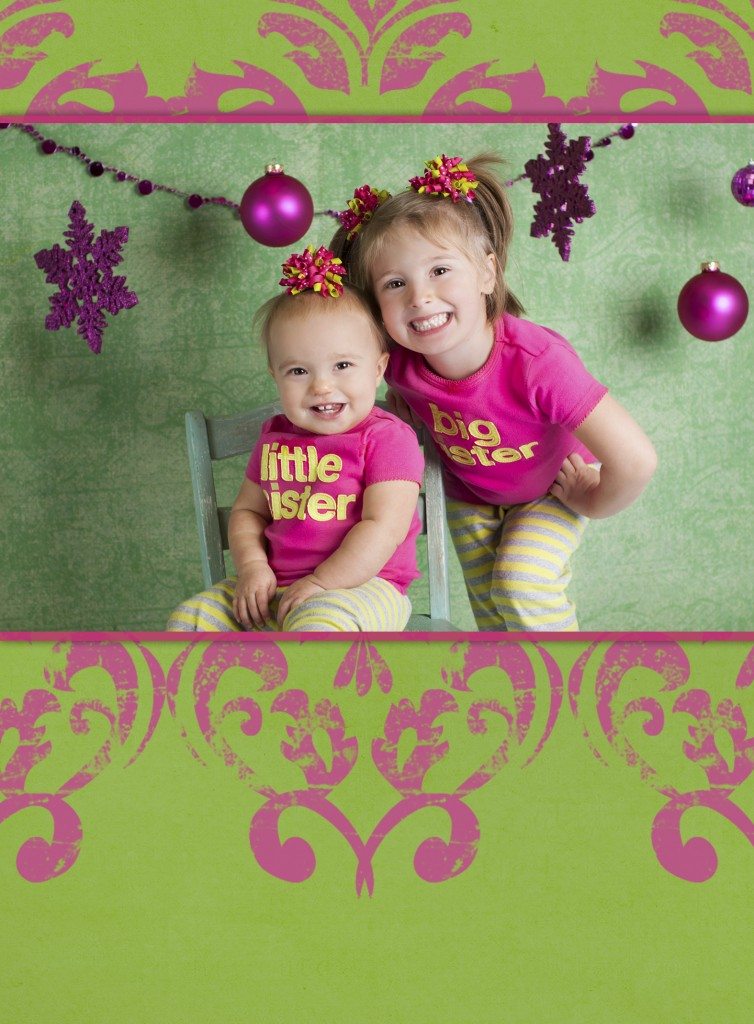 front of card