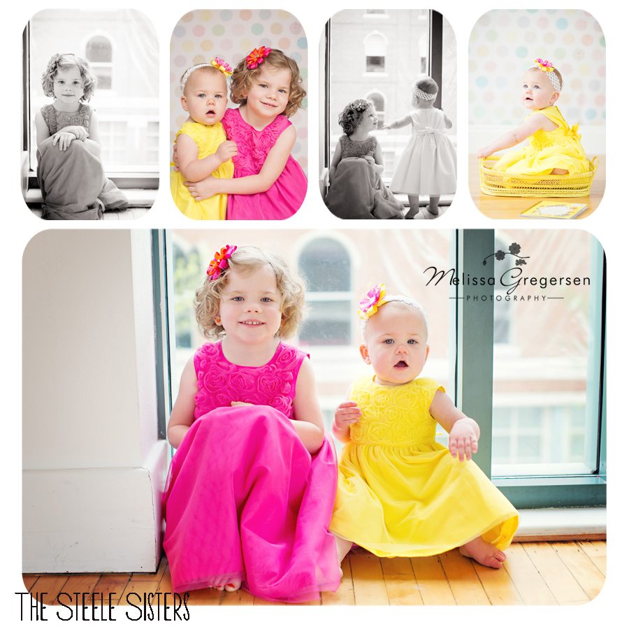 Little Girl Photography Kalamazoo Michigan dresses yellow pink 