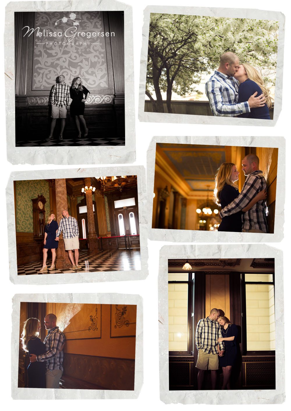 Lansing State Capitol Wedding Engagement Photography