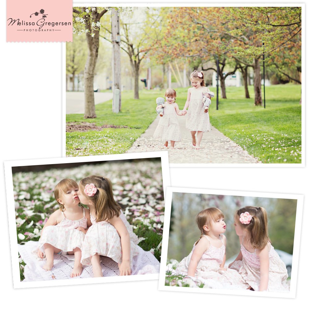 Kalamazoo Portage Plainwell Michigan Children Photography teddy bears photographer on location outside pink sisters siblings sweet cute adorable