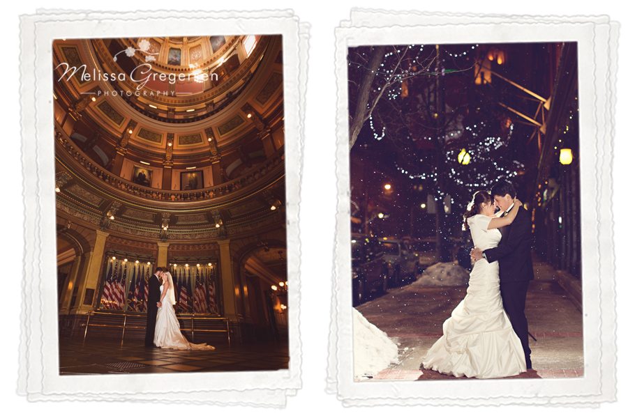 Kalamazoo Grand Rapids Lansing Detroit Saint Joseph Michigan Wedding Photography State Capitol