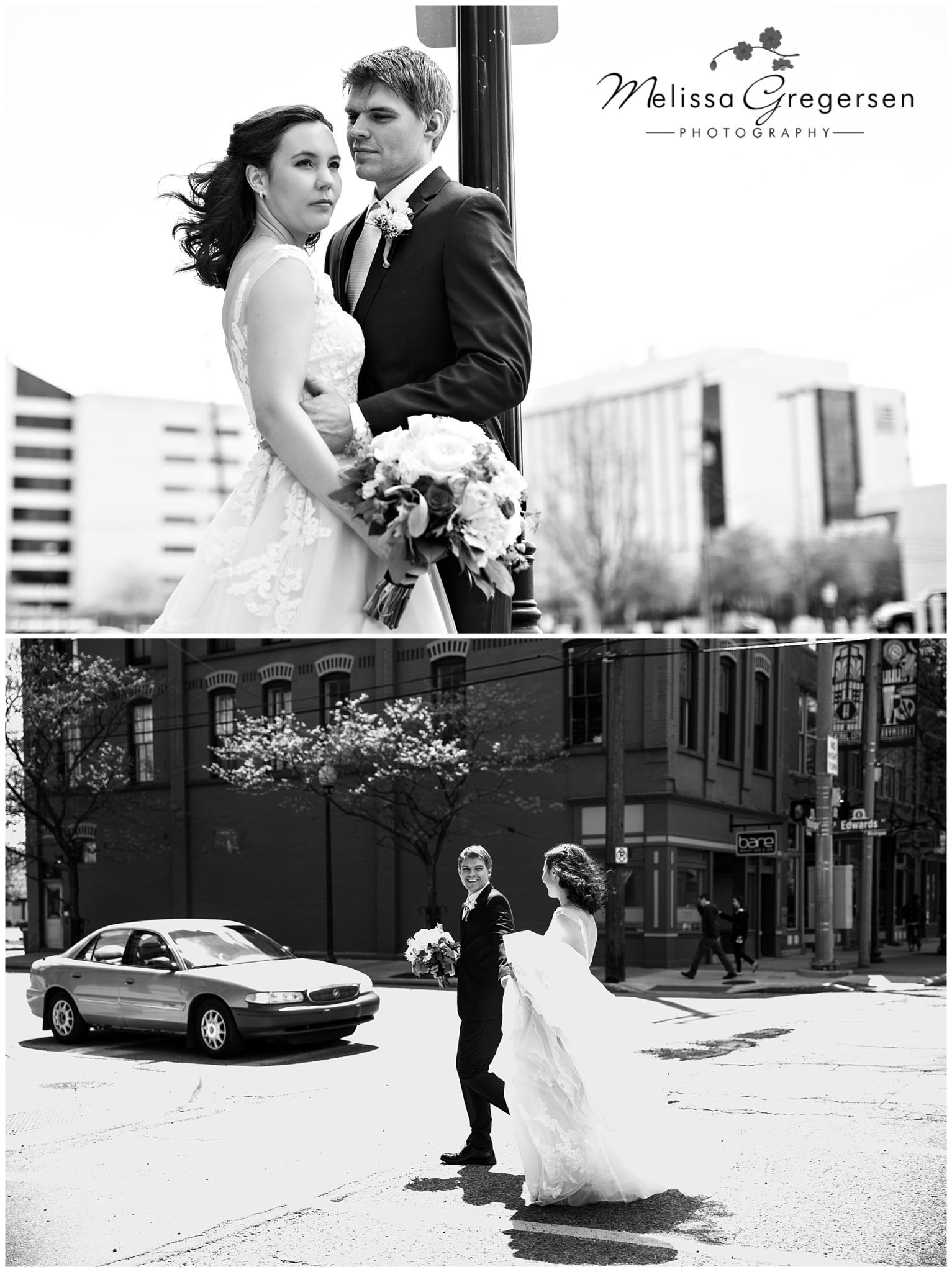 Downtown Kalamazoo Michigan Wedding Photographer Gregersen Photography