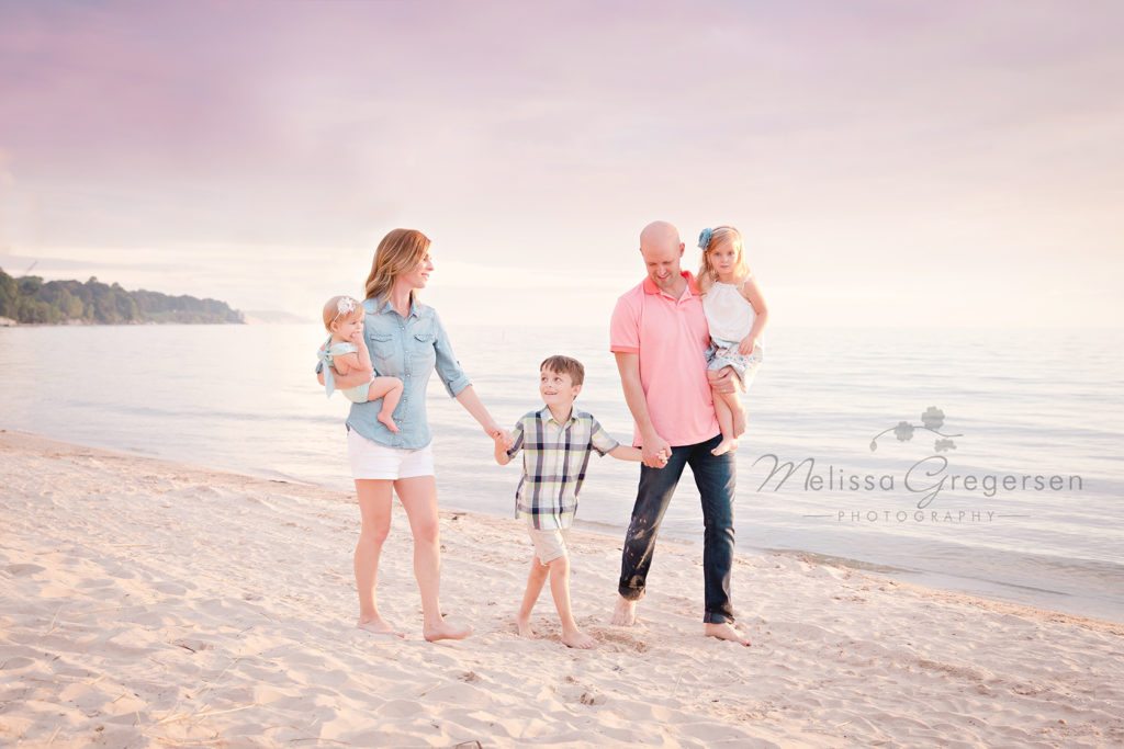 Lake Michigan Family Photography Session Gregersen Photography