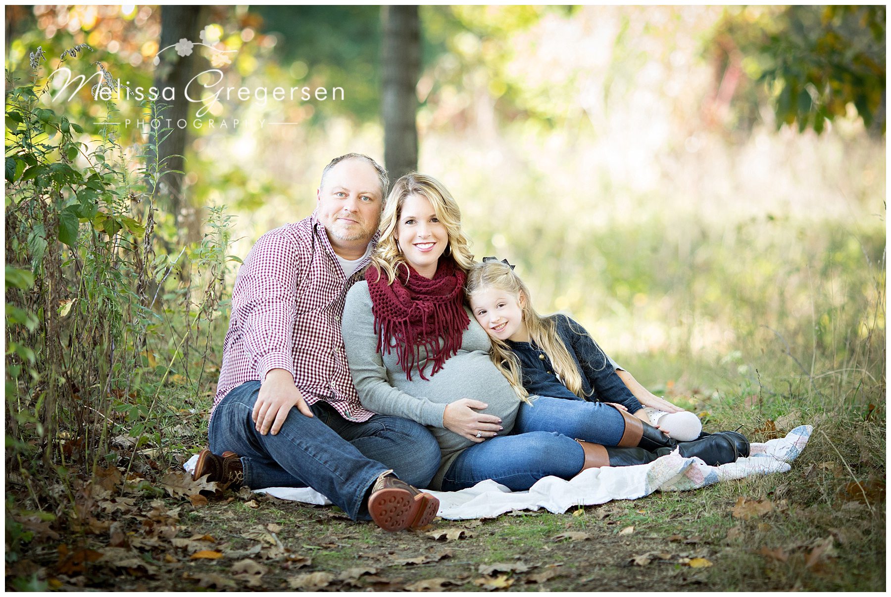 Maternity Family Photography Session at Bow in the Clouds Nature Preserve