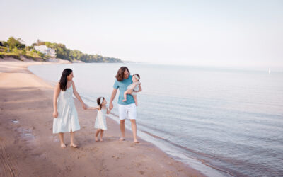 Lake Michigan family photography session while on vacation in South Haven Michigan