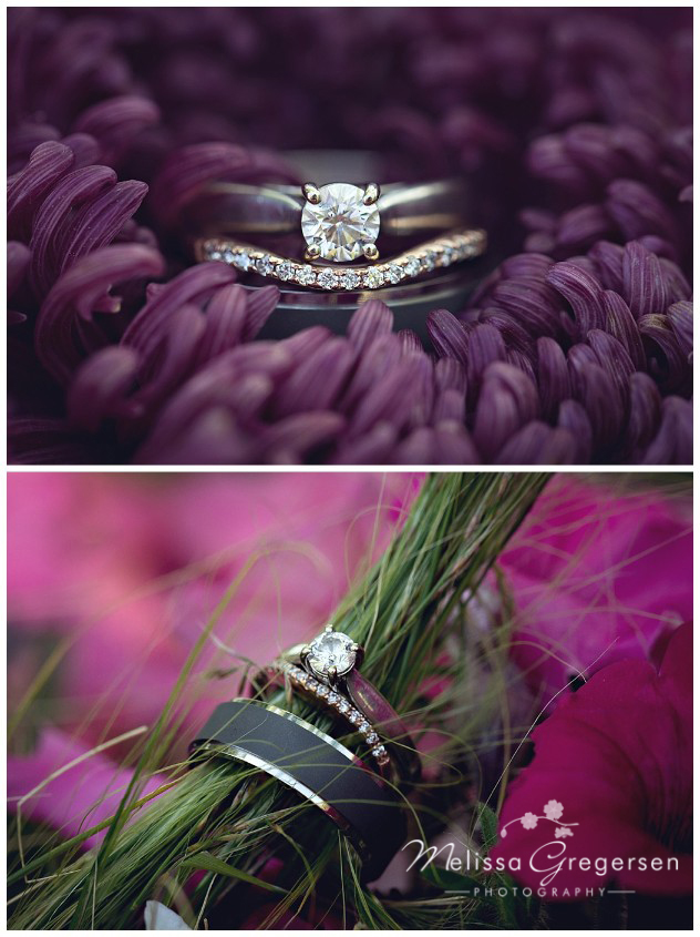 Wedding rings and flowers are a great match to photograph