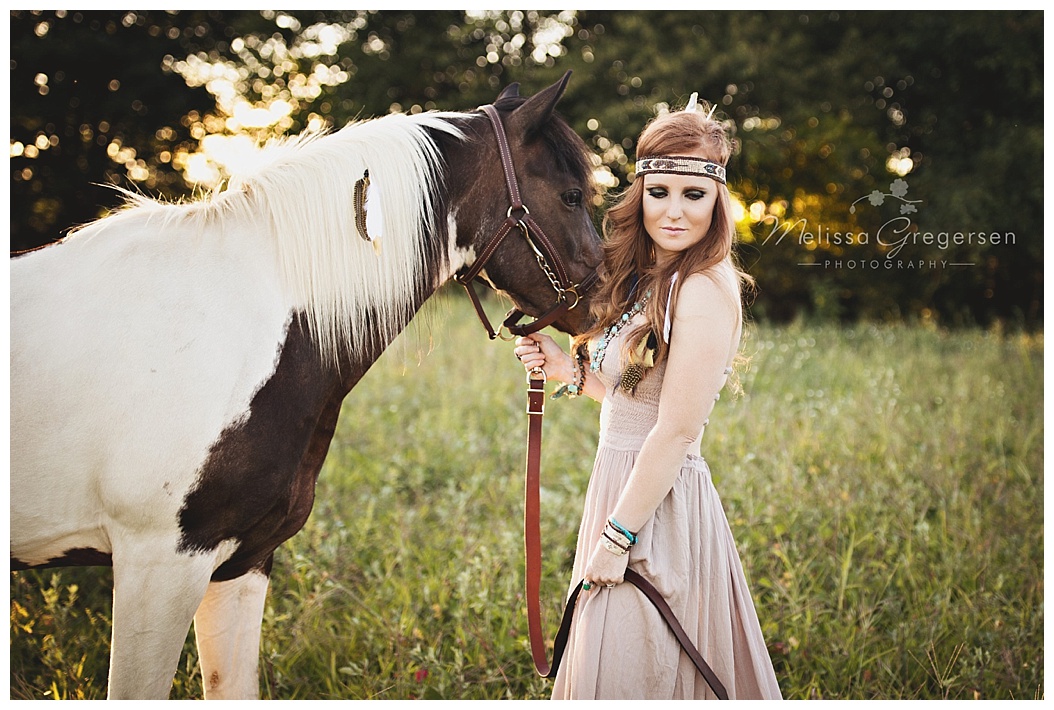 Native American inspired horse photography