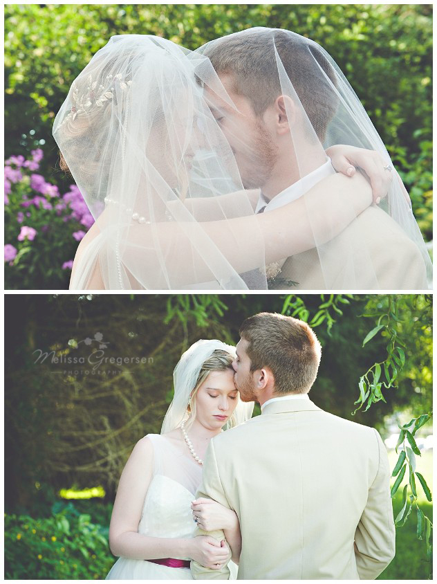 Having fun with the bride's veil makes for pretty fun images