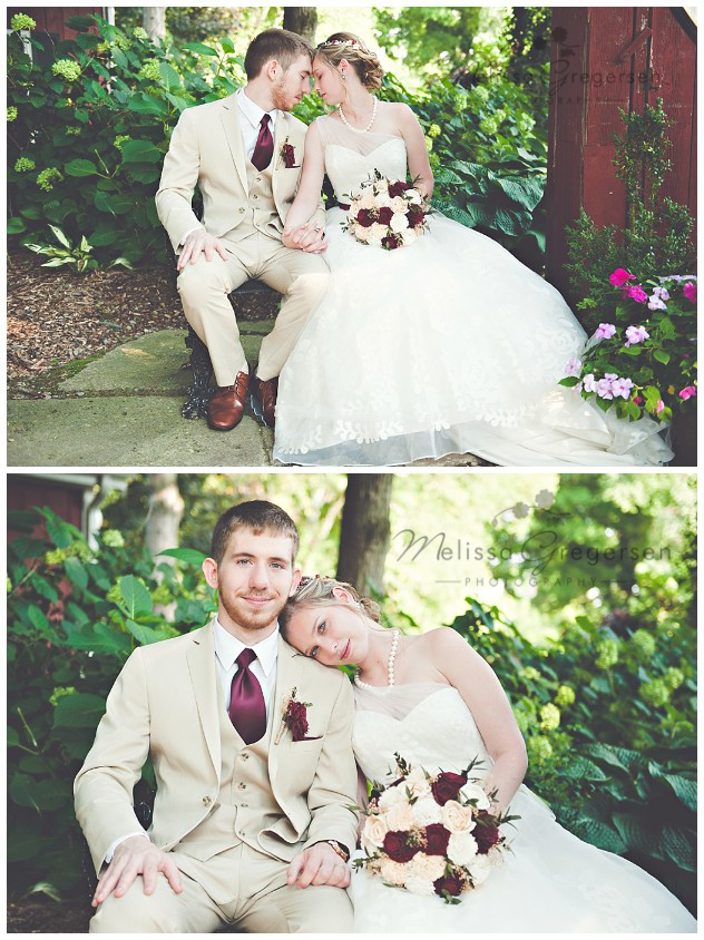 The cute and cuddly images you get when spot the perfect bench!