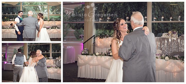 the bride enjoying dances with the special people in her life.