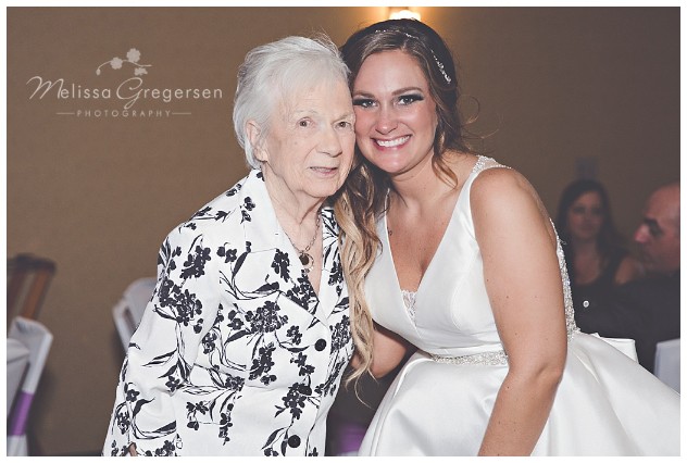 Photo op with grandma and the bride is one for the album!