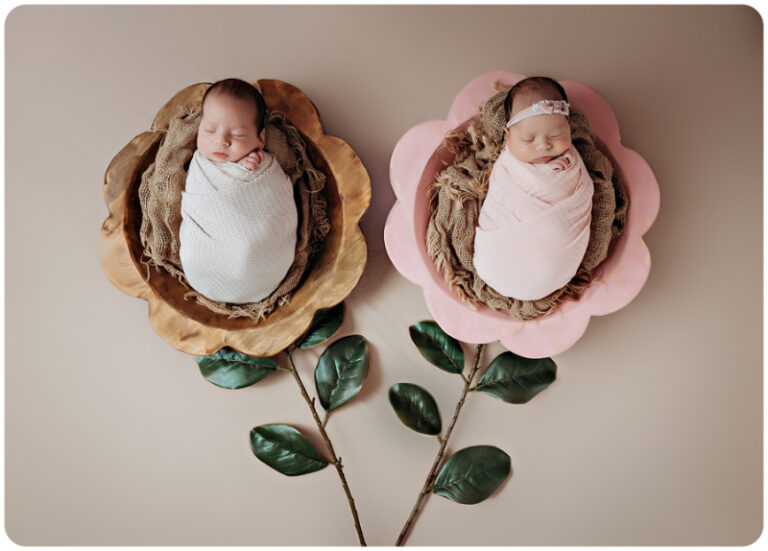 newborn twins baby photography